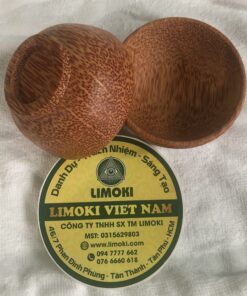 Alternative view of Combo 2 Chén Gỗ Dừa Lâu Năm Loại Nhỏ