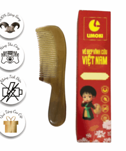 Lược Chải Tóc Sừng Limoki - Mẫu Cổ Điển