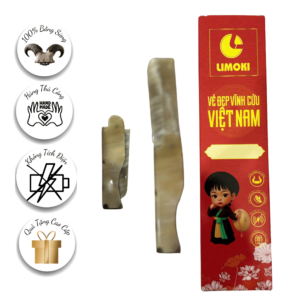 Lượt Chải Tóc Sừng Limoki - Kiểu Gấp Gọn Bỏ Túi