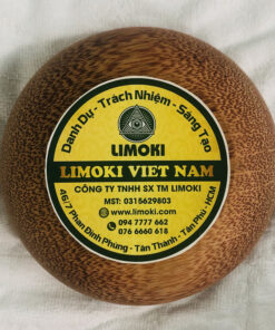 Alternative view of Bộ 2 Tô Gỗ Dừa Lâu Năm Bến Tre 18cm