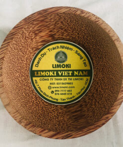 Bộ 2 Tô Gỗ Dừa Lâu Năm Bến Tre 18cm
