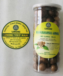 Lon 500G Hạt Macca Nứt Vỏ Tự Nhiên Tây Nguyên