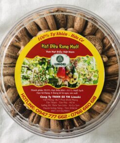 Hộp 500G Điều Vỏ Lụa Hạt Nguyên Rang Muối (Cồ A VIP)