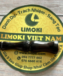 Tẩu Đầu Lọc Thuốc Lá Sừng Trâu Đen