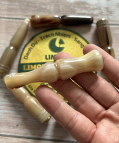 Tẩu Đầu Lọc Thuốc Lá Sừng Trâu Trắng Cao Cấp