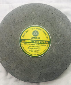 Đá Nướng Thịt Núi Lửa Hình Tròn Phẳng 25x25x3.5cm