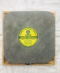 Đá Nham Thạch Nướng Tại Bàn Hình Vuông Phẳng Kèm Khay 25x25x3cm
