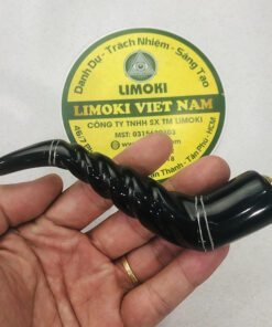 Alternative view of Tẩu Đầu Lọc Thuốc Lá Sừng Trâu Đen Cao Cấp