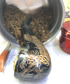Alternative view of Tẩu Thuốc Lá Sừng Trâu Ống Đồng Cao Cấp