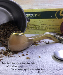 Tẩu Thuốc Lá Trâu Trắng Liền Khối Limoki - Mã TTLCC-08