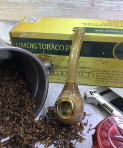 Alternative view of Tẩu Thuốc Lá Trâu Trắng Liền Khối Limoki - Mã TTLCC-08