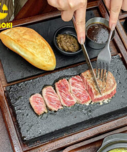 [Hàng Gia Công] Bộ Đá Nướng Ăn Bò Beefsteak Tại Bàn Cho Nhà Hàng - Quán Ăn Cao Cấp