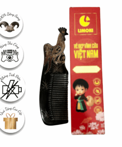 [BST 12 Con Giáp] Lược Sừng Mỹ Nghệ Limoki – Dậu (Gà)