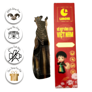 [BST 12 Con Giáp] Lược Sừng Mỹ Nghệ Limoki – Ngựa (Mã)