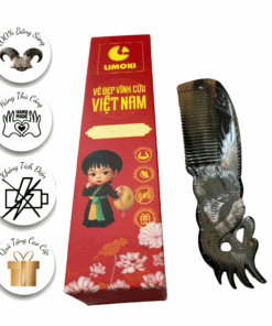 [BST 12 Con Giáp] Lược Sừng Mỹ Nghệ Limoki - Chạm Rồng
