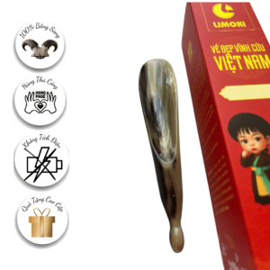 Dụng Cụ Cạo Gió Đầu Bi Day Huyệt Bằng Sừng Limoki