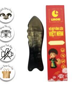 [ Dụng Cụ Diện Chẩn] Thanh Cạo Gió Bằng Sừng Limoki - Hình Con Cá