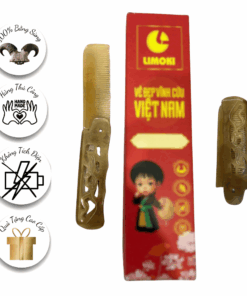 [Hàng Gia Công] Lượt Chải Tóc Sừng Limoki - Kiểu Gấp Gọn Cao Cấp