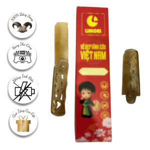 Lượt Chải Tóc Sừng Limoki - Kiểu Gấp Gọn Cao Cấp