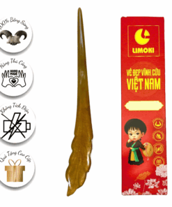 Trâm Cài Tóc Sừng Limoki Một Chia – Mẫu Lá